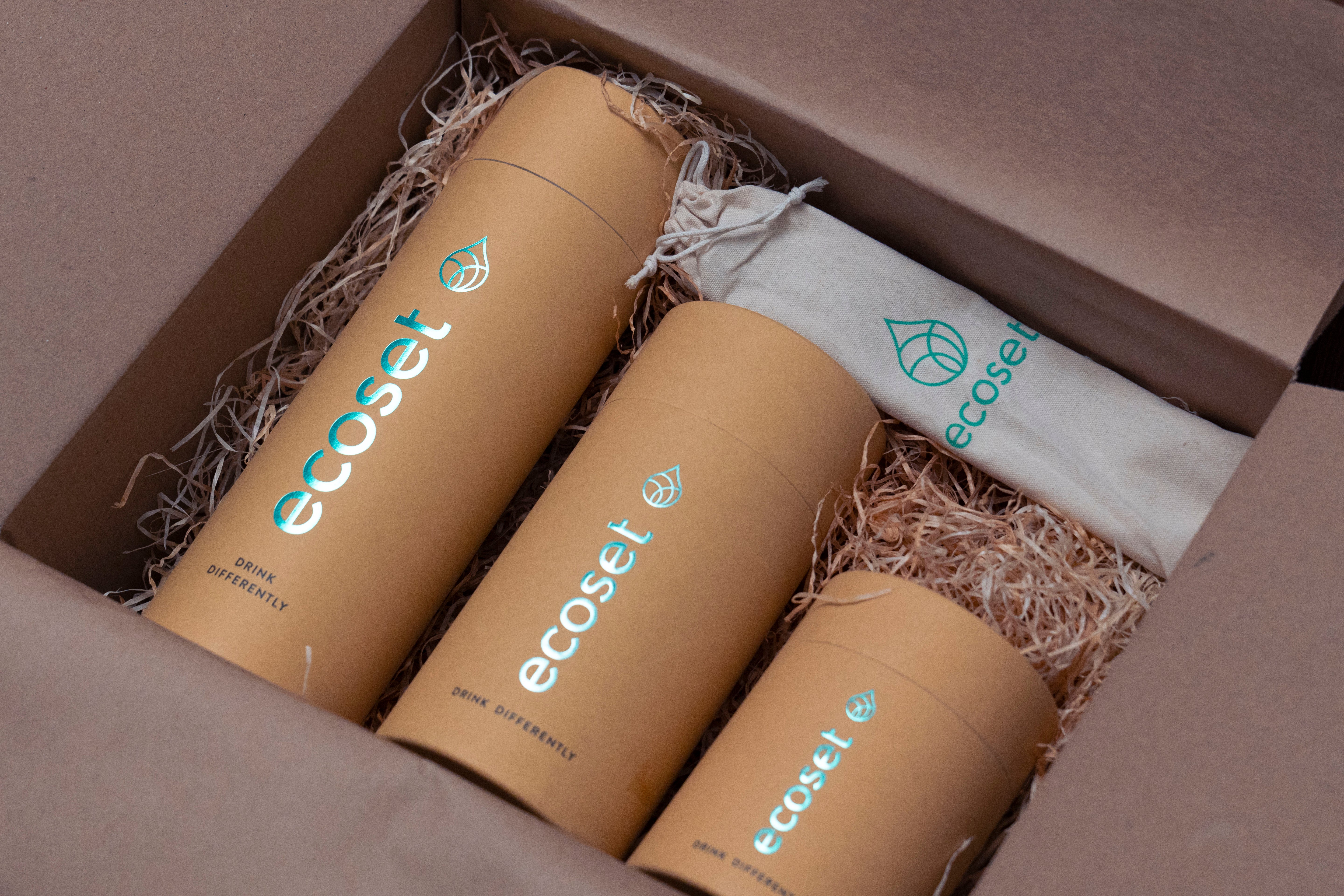 Ecoset gift boxes.